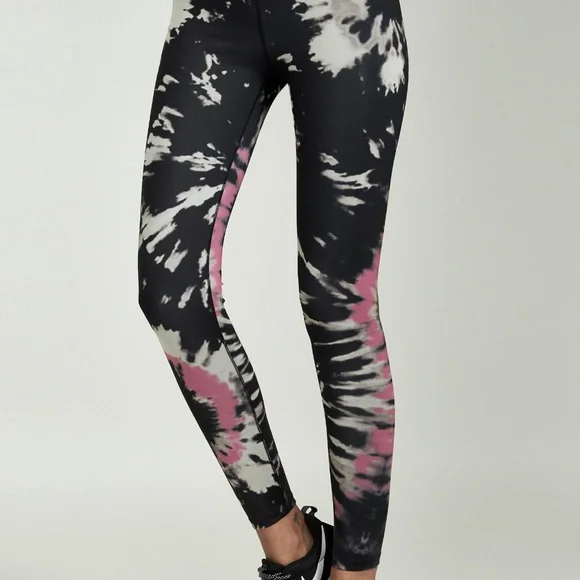 Noli Yoga Full Length Tie Die Leggings XS (NWOT) - Picture 1 of 3